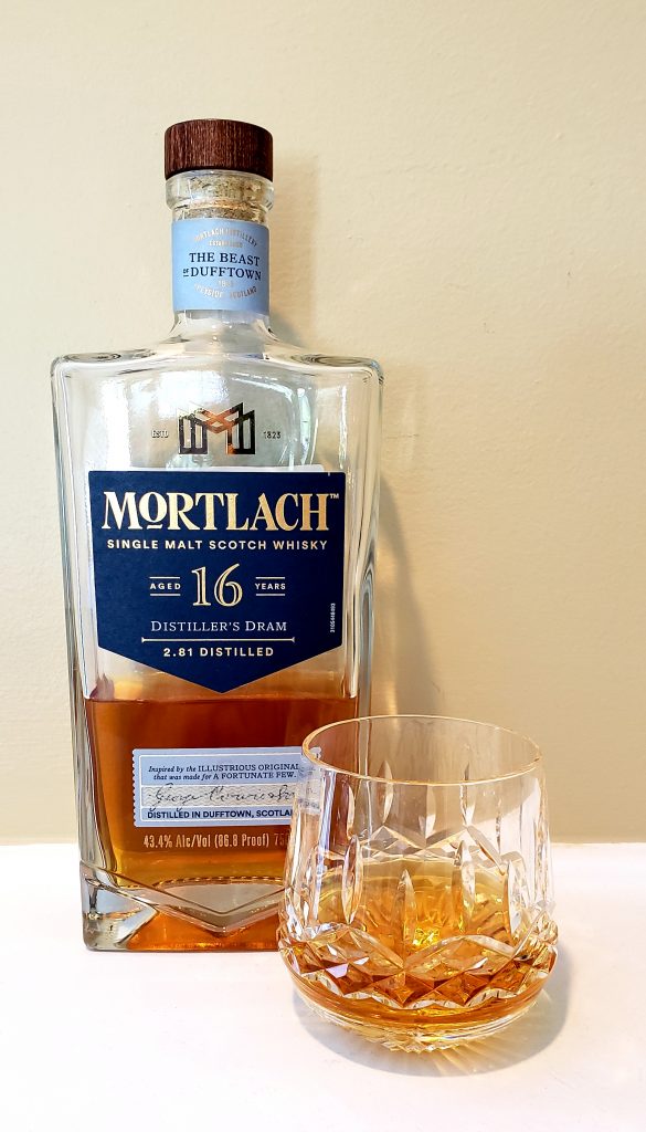 Review Mortlach, 16 Years Old, Distiller's Dram, 43.4 AngelsPortion